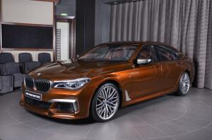 2017 BMW M760Li in Chestnut Bronze by 3D Design and Abu Dhabi Motors